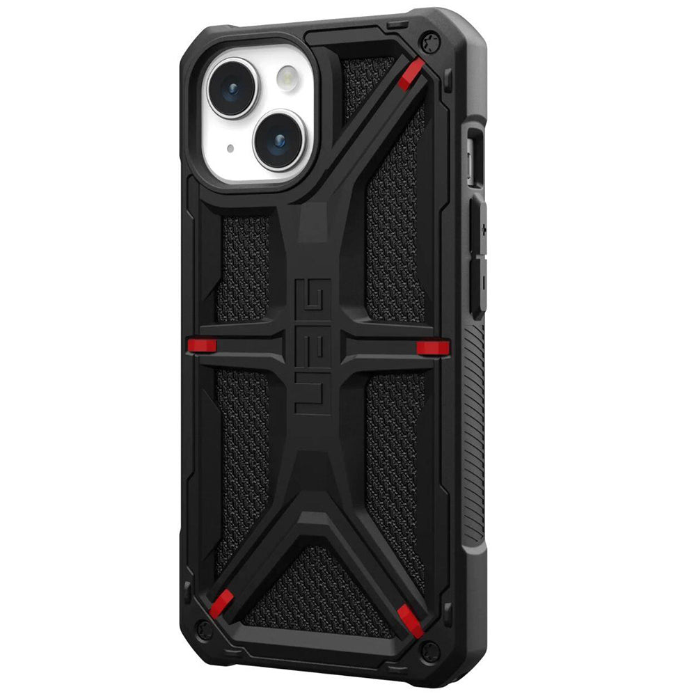 Coque pour Apple iPhone 15 Plus, Urban Armor Gear, Monarch Kevlar, Noire