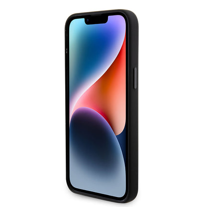 Étui pour Apple iPhone 15 Pro Max, Karl Lagerfeld, Silicone Karl & Choupette Heads, Noir