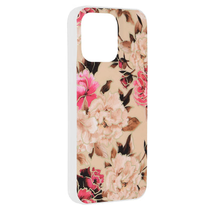 Coque pour Apple iPhone 15 Pro Max, Techsuit, Marble, Beige