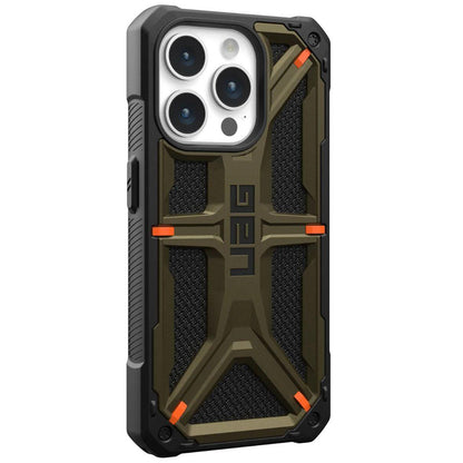 Coque pour Apple iPhone 15 Pro Max, Urban Armor Gear, Monarch Kevlar, Vert