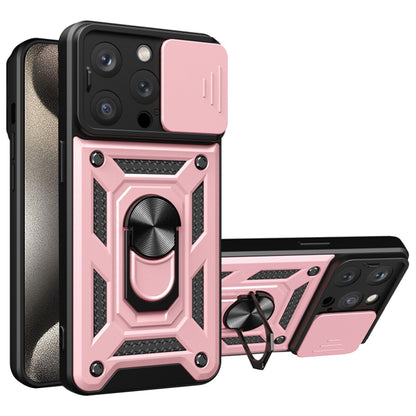 Coque pour Apple iPhone 15 Pro, Techsuit, CamShield, Rose
