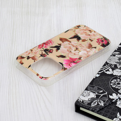 Case for Apple iPhone 15 Pro, Techsuit, Marble, Beige