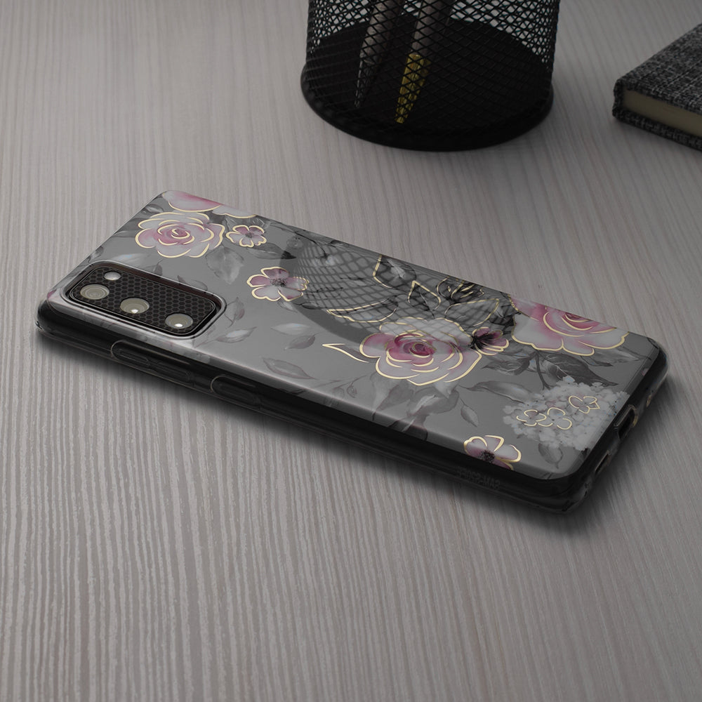 Coque pour Apple iPhone 15 Pro, Techsuit, Marble, Gris