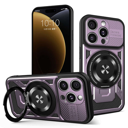 Coque pour Apple iPhone 15 Pro, Techsuit, RuggedCam, Violet
