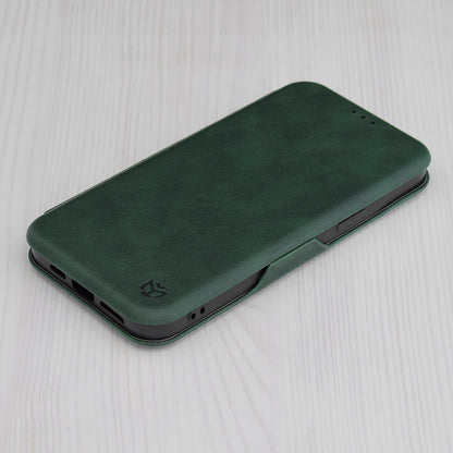 Coque pour Apple iPhone 15 Pro, Techsuit, Safe Wallet Plus, Vert
