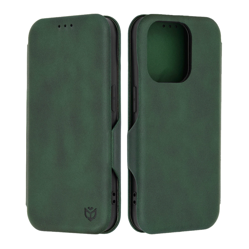 Coque pour Apple iPhone 15 Pro, Techsuit, Safe Wallet Plus, Vert