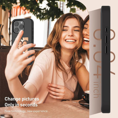 Coque pour Apple iPhone 15 Pro, Techsuit, SmartScreen NFC, Noire