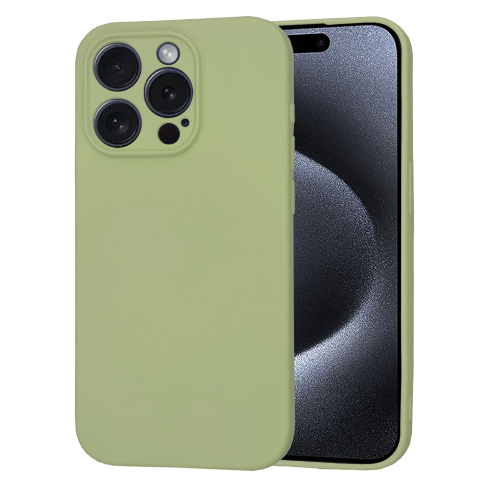 Étui pour Apple iPhone 15 Pro, Techsuit, SoftFlex, Matcha
