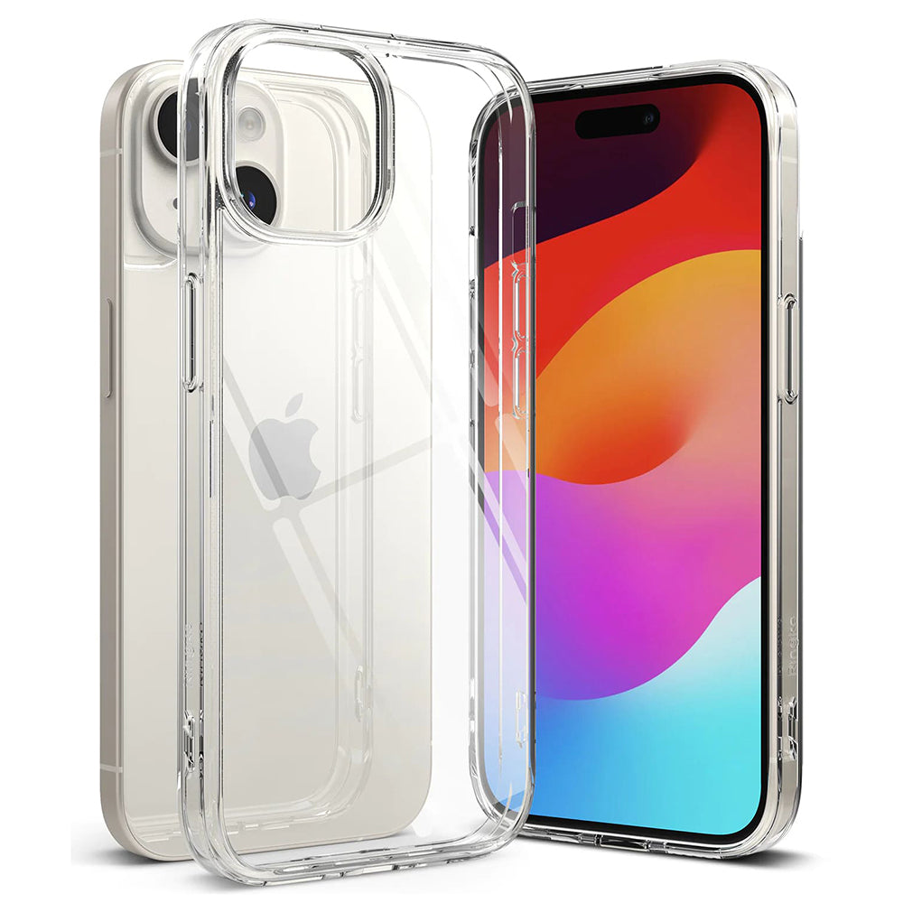 Coque pour Apple iPhone 15, Ringke, Fusion, Transparente