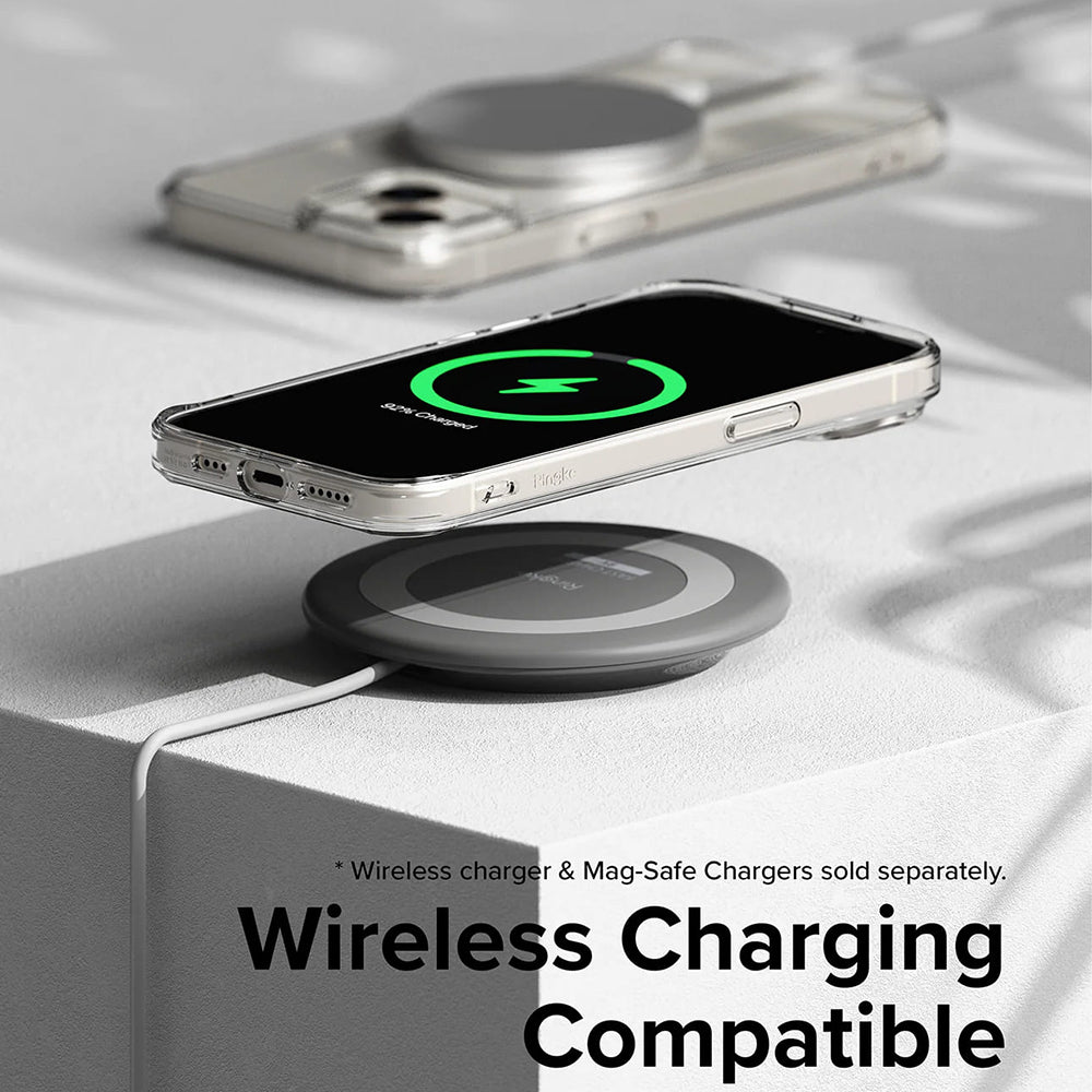 Coque pour Apple iPhone 15, Ringke, Fusion, Transparente