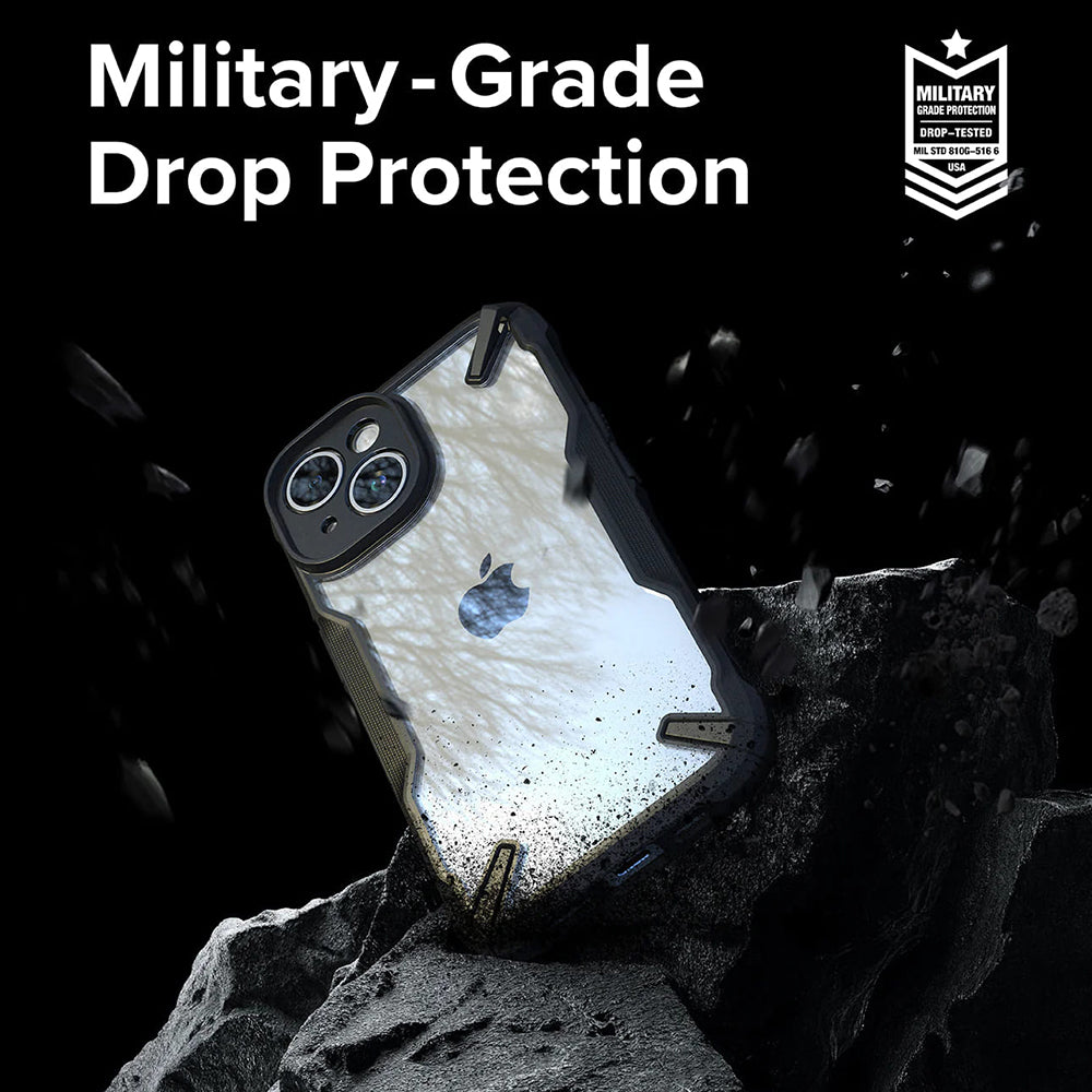 Étui pour Apple iPhone 15, Ringke, Fusion X, Noir