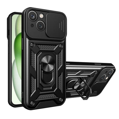 Case for Apple iPhone 15, Techsuit, CamShield, Black