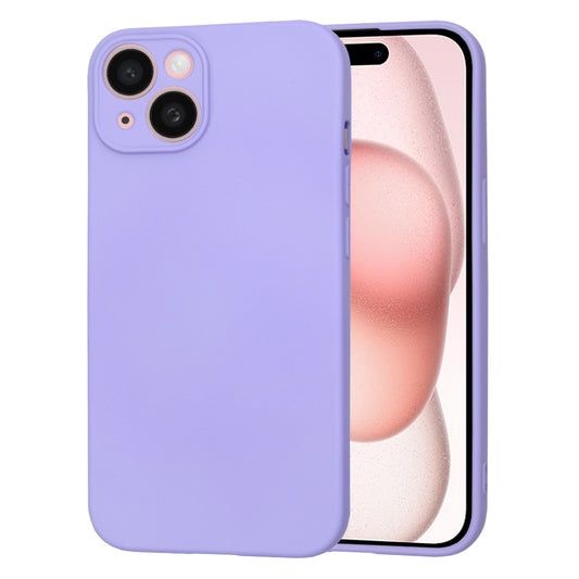 Étui pour Apple iPhone 15, Techsuit, SoftFlex, Mauve Clair