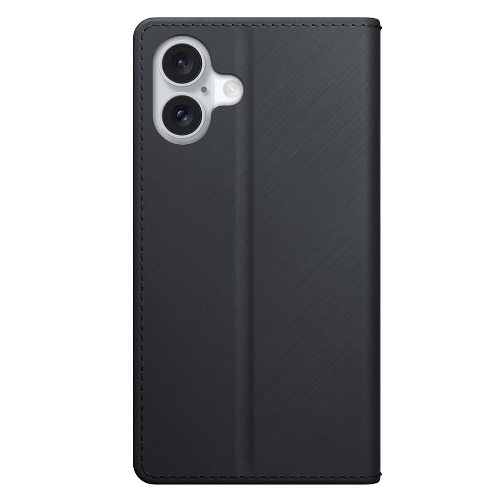 Coque pour Apple iPhone 16, 3MK, Portefeuille, Noire