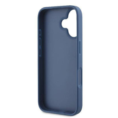 Case for Apple iPhone 16, Guess, 4G Bottom Stripe, Blue
