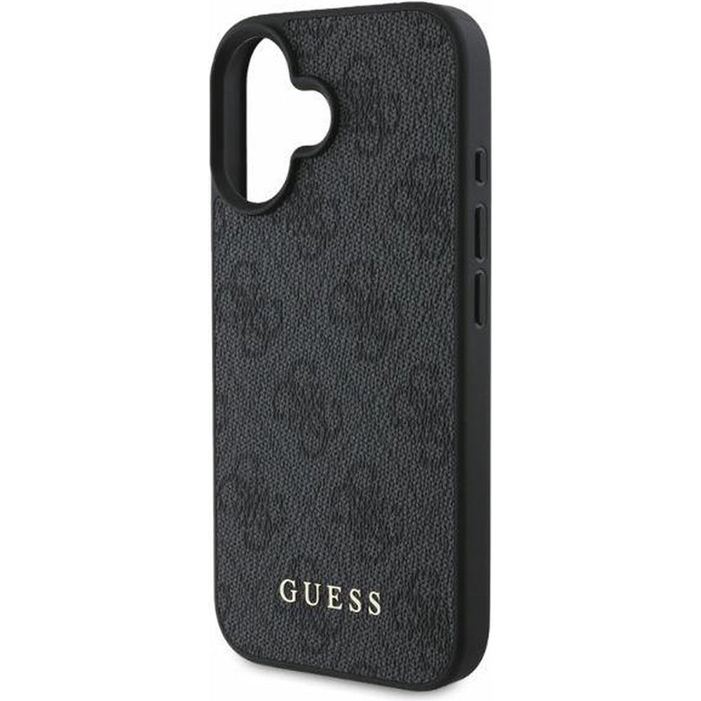 Étui pour Apple iPhone 16, Guess, 4G Classic, Noir