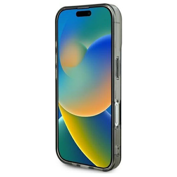 Étui pour Apple iPhone 16, Guess, IML Heart, Noir