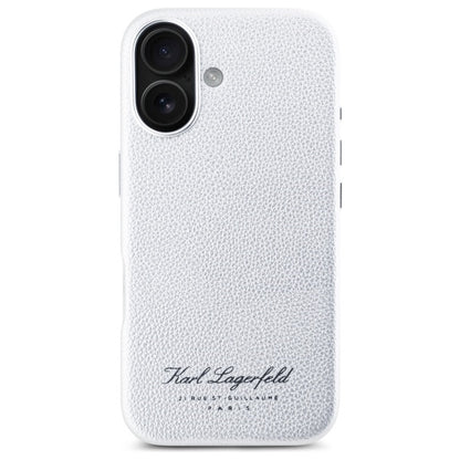 Étui pour Apple iPhone 16, Karl Lagerfeld, RSG, Gris