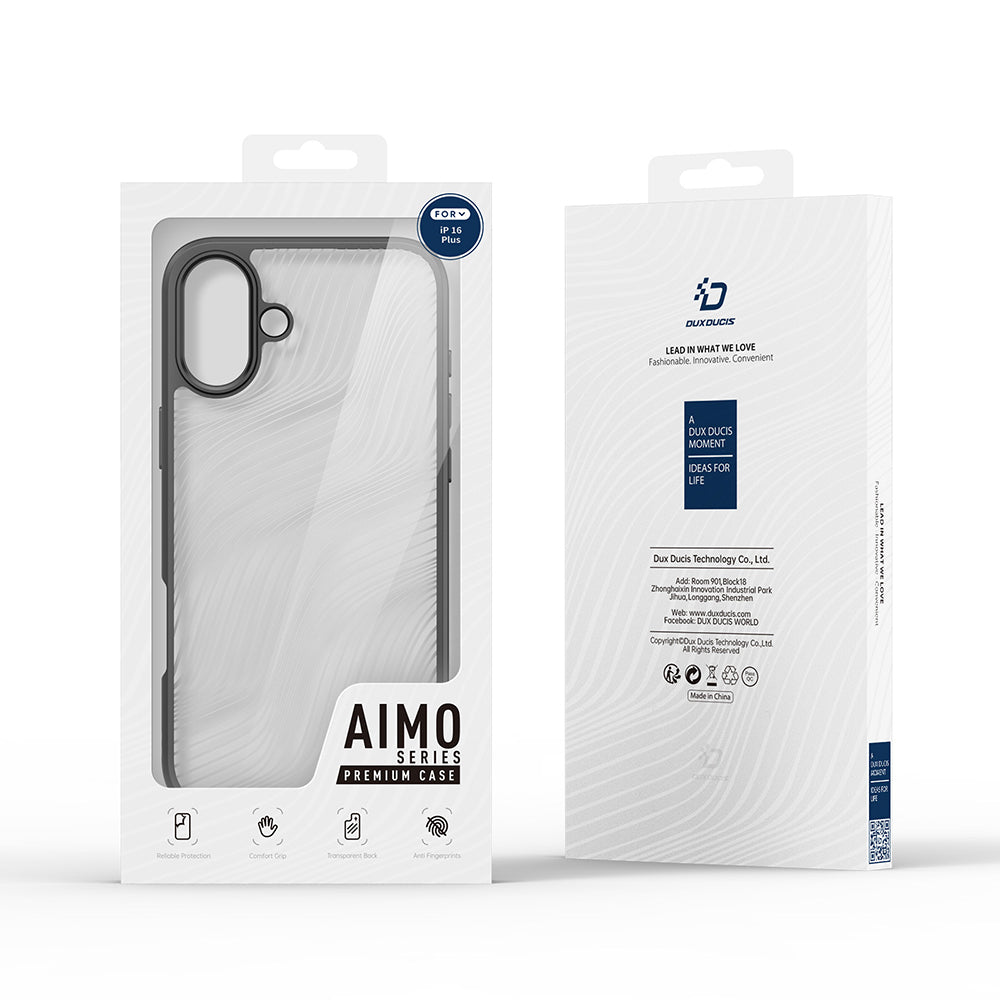 Case for Apple iPhone 16 Plus, DUX DUCIS, Aimo, Black