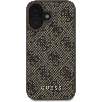Étui pour Apple iPhone 16 Plus, Guess, 4G Classic, Marron