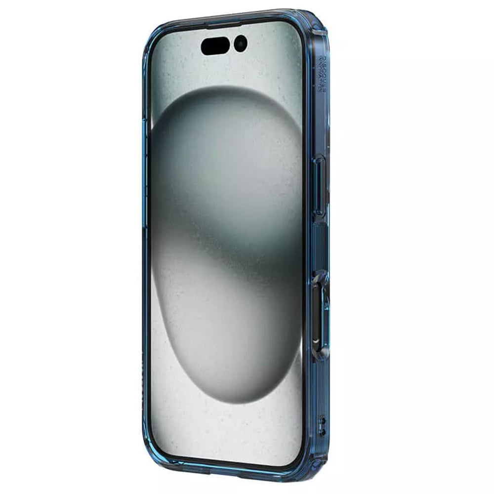 Coque pour Apple iPhone 16 Plus, Nillkin, Nature Pro, Bleue