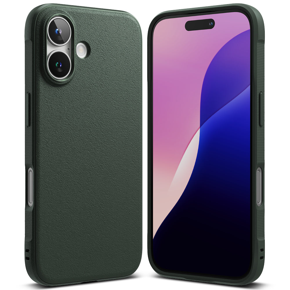 Coque pour Apple iPhone 16 Plus, Ringke, Onyx, Vert Foncé