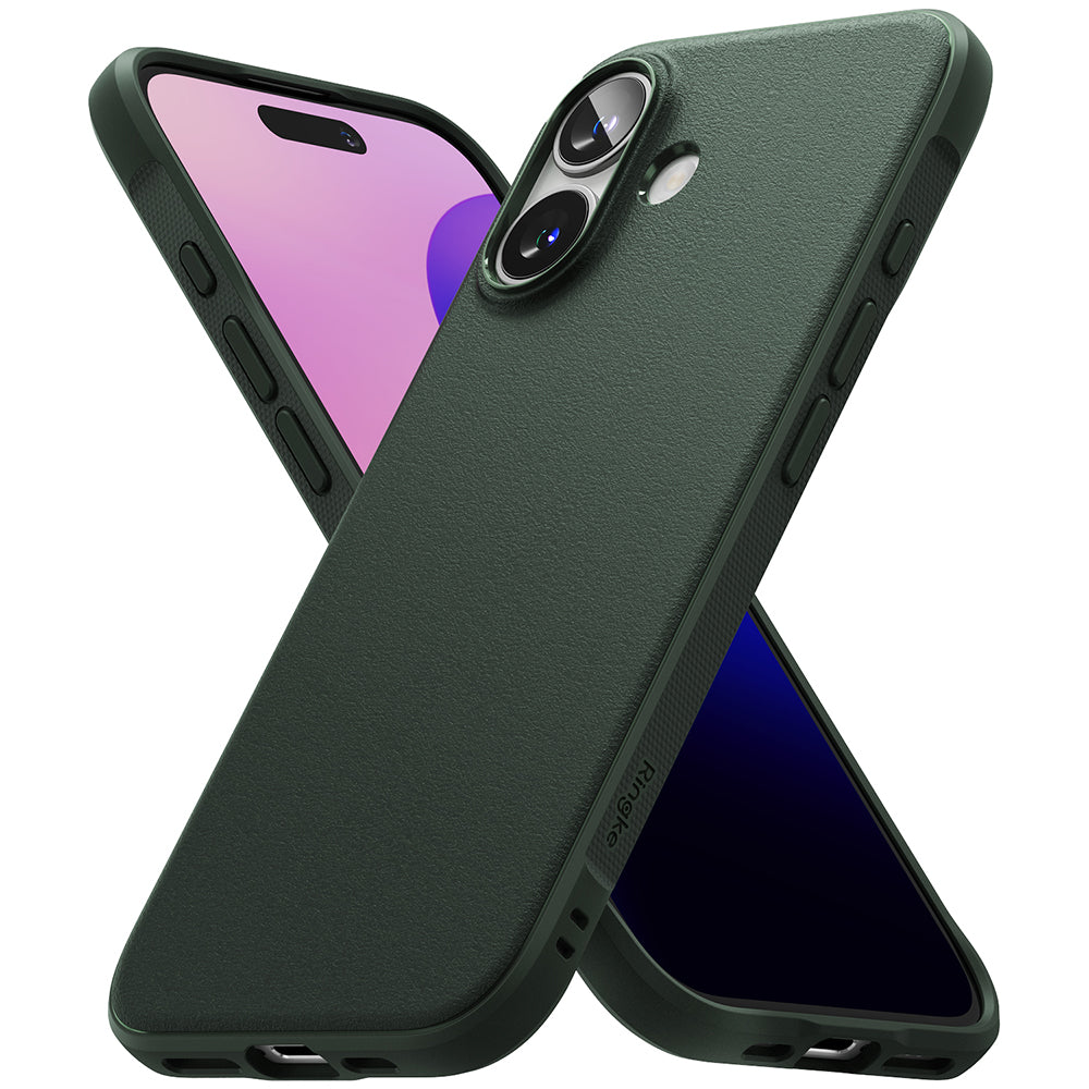 Coque pour Apple iPhone 16 Plus, Ringke, Onyx, Vert Foncé