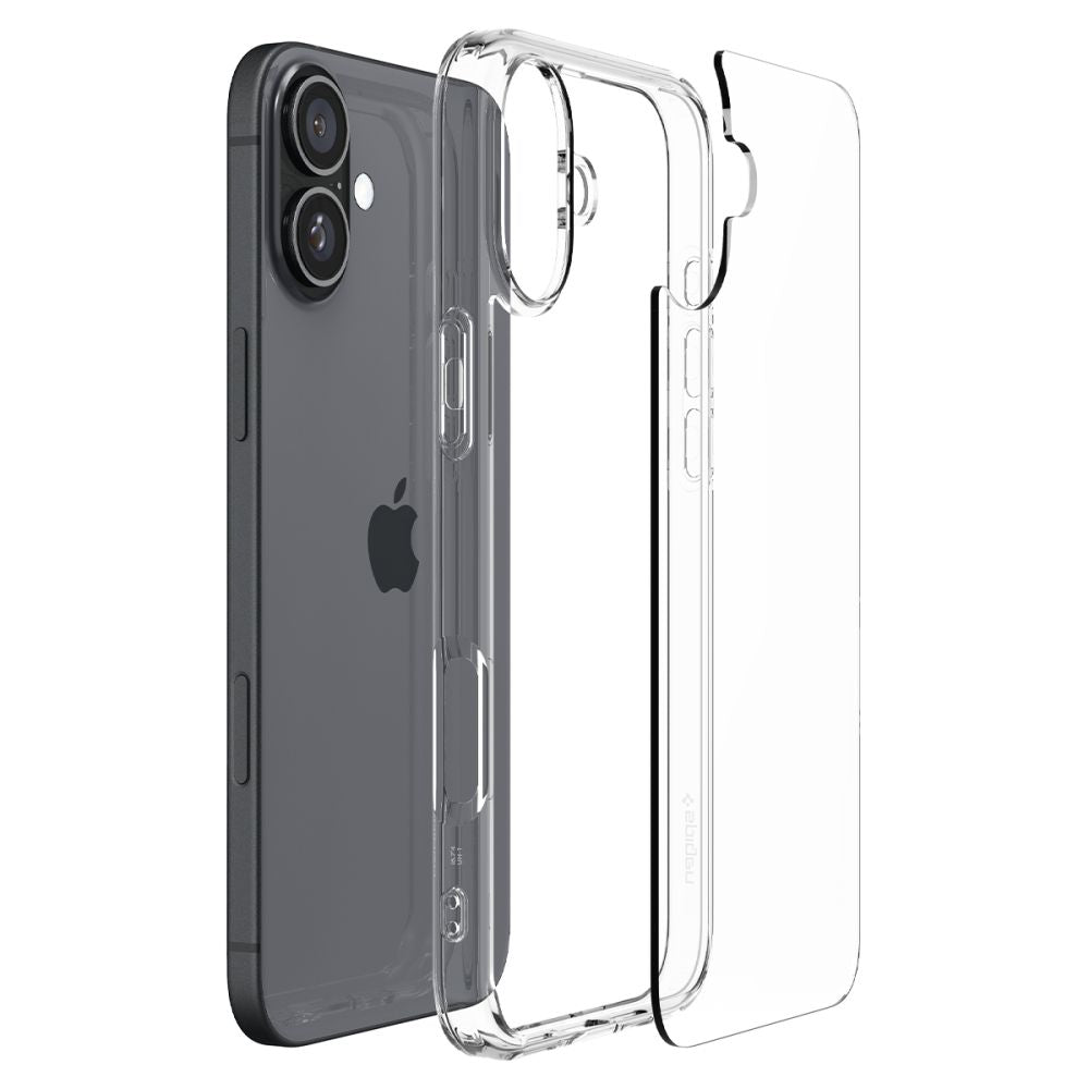 Étui pour Apple iPhone 16 Plus, Spigen, Ultra Hybrid, Transparent