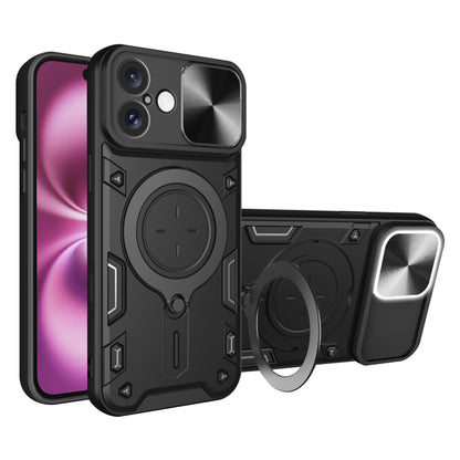 Coque pour Apple iPhone 16 Plus, Techsuit, CamGuard Pro, Noire