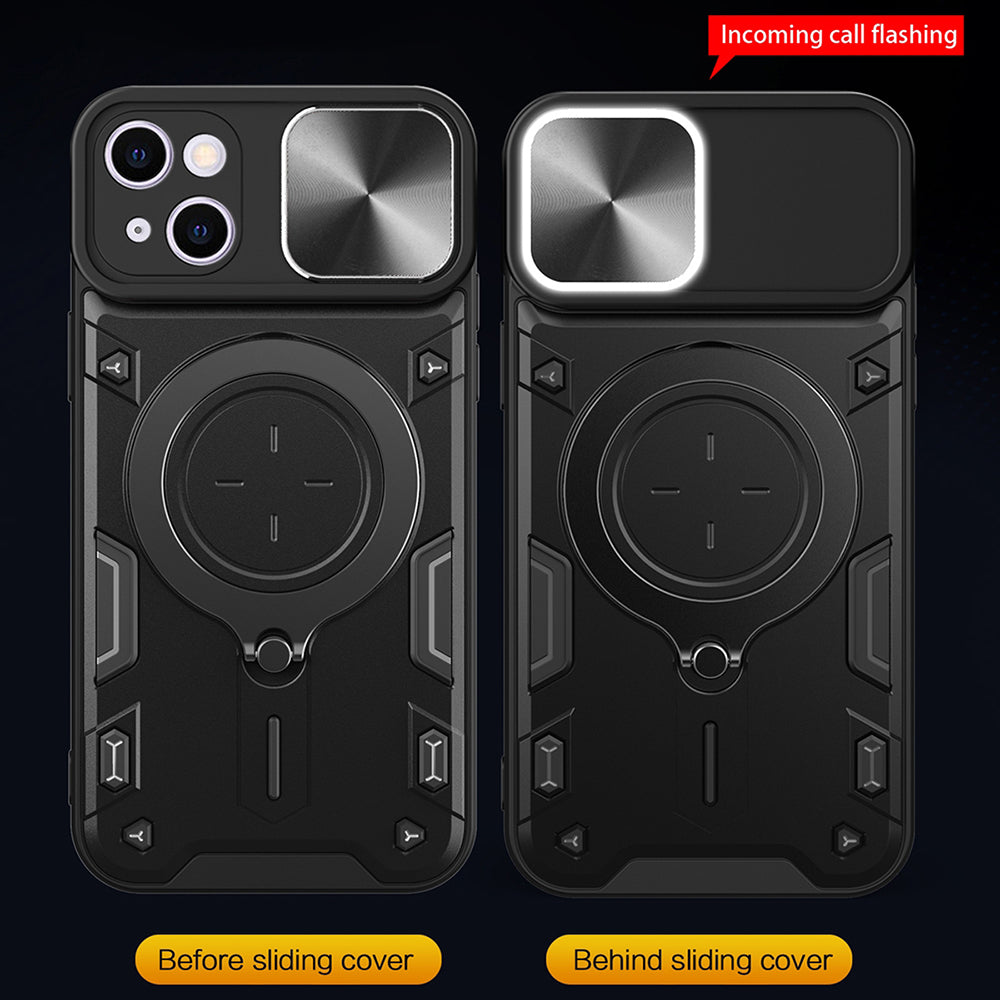 Coque pour Apple iPhone 16 Plus, Techsuit, CamGuard Pro, Noire