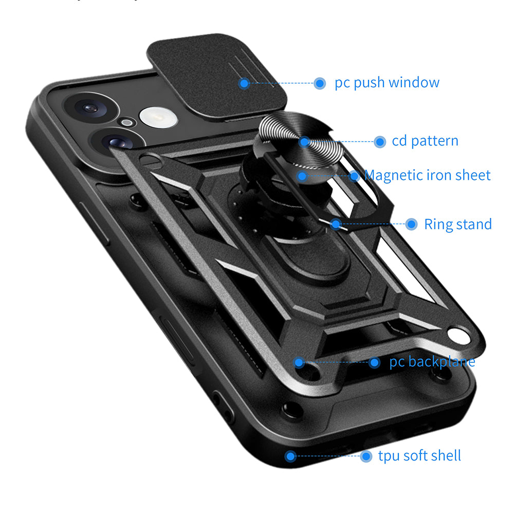 Coque pour Apple iPhone 16 Plus, Techsuit, CamShield, Vert