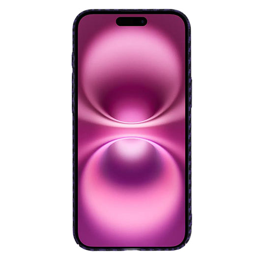 Coque pour Apple iPhone 16 Plus, Techsuit, Carbonite FiberShell, Violet