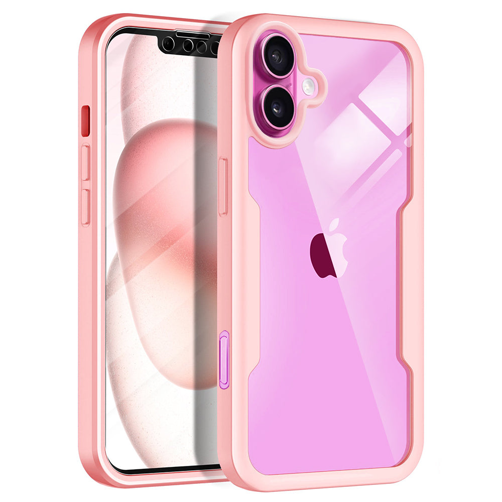 Coque pour Apple iPhone 16 Plus, Techsuit, ColorVerse 360, Rose