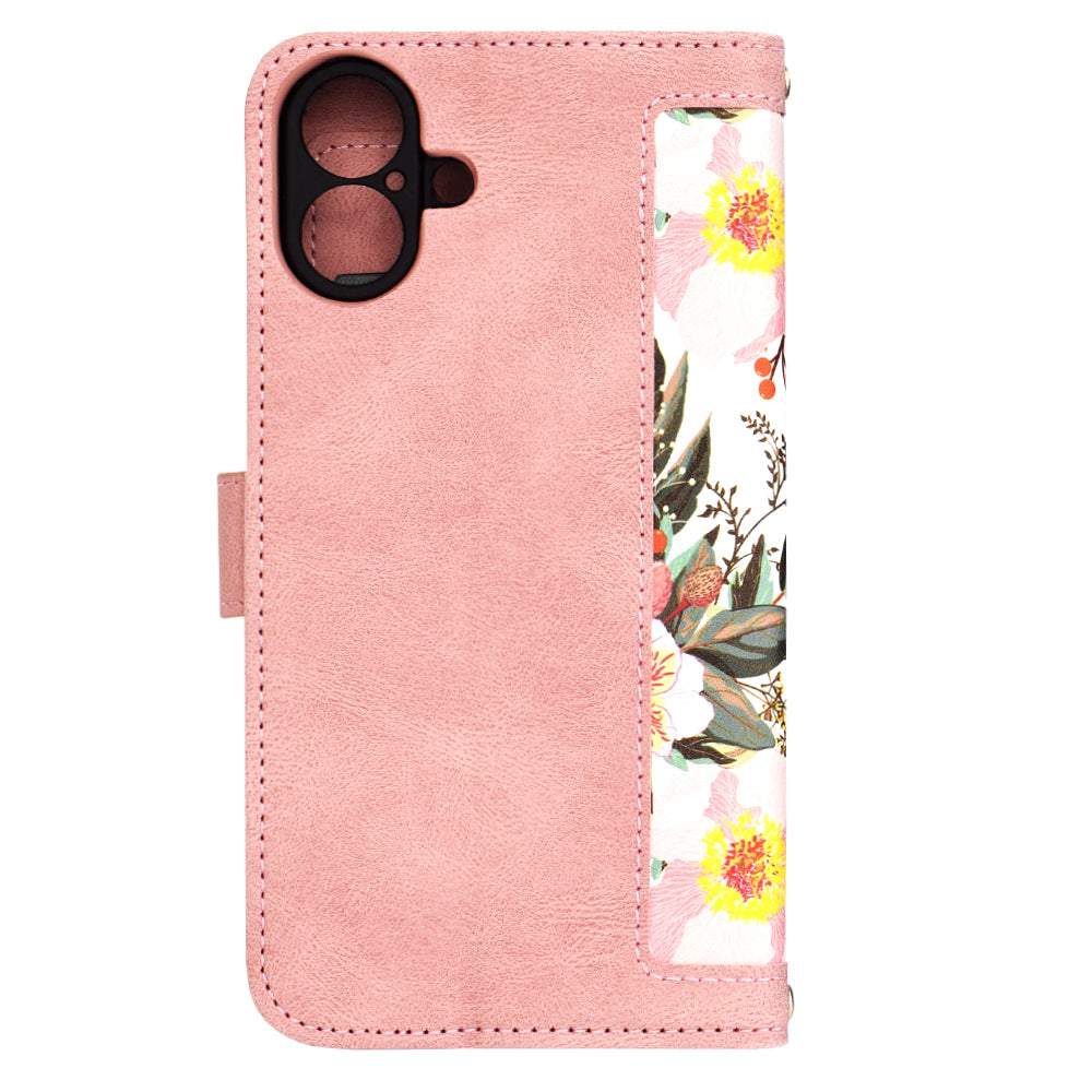 Coque pour Apple iPhone 16 Plus, Techsuit, FlipCraft, Rose