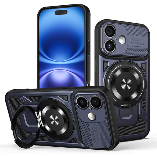 Coque pour Apple iPhone 16 Plus, Techsuit, RuggedCam, Bleue