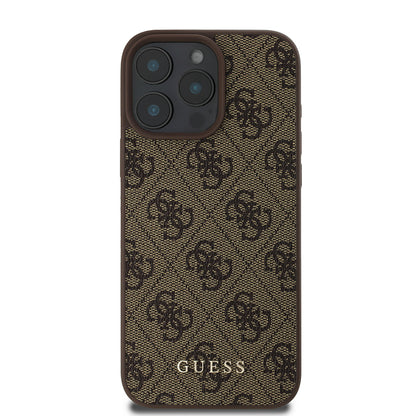 Étui pour Apple iPhone 16 Pro, Guess, 4G Classic, Noir
