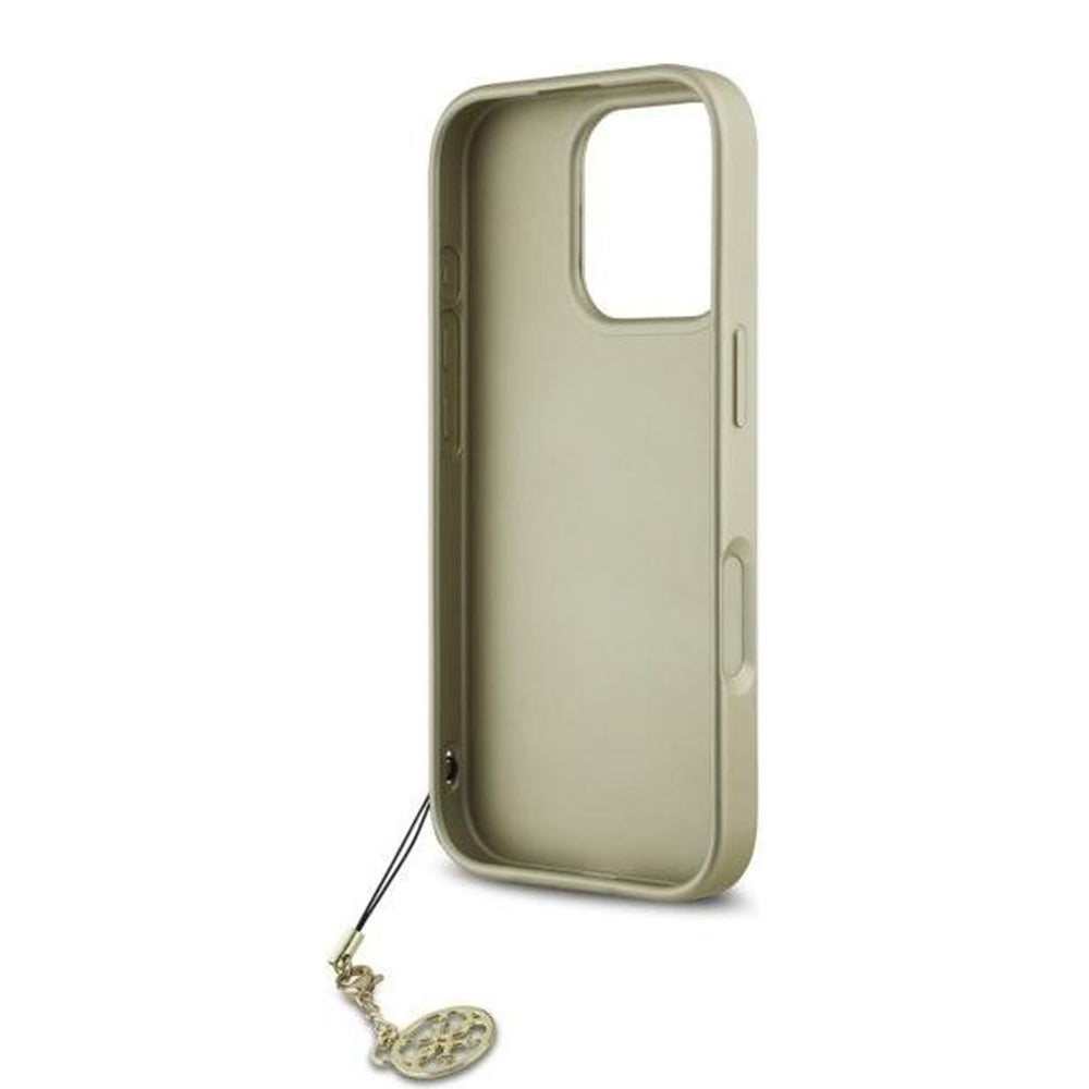 Étui pour Apple iPhone 16 Pro Max, Guess, 4G Charm, Noir