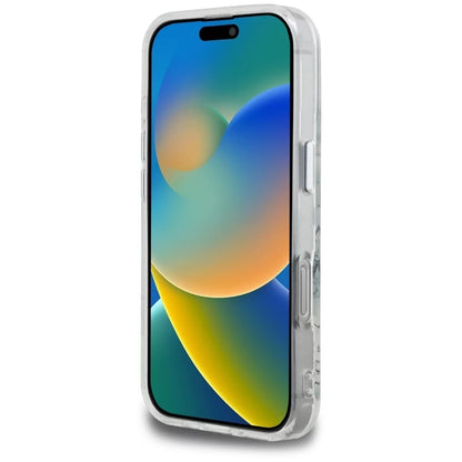 Étui pour Apple iPhone 16 Pro Max, Karl Lagerfeld, Logo Graphique Esquissé IML, Transparent