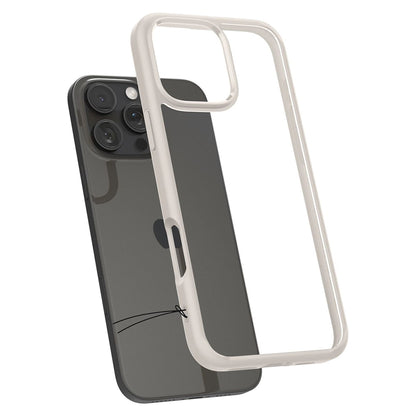 Étui pour Apple iPhone 16 Pro Max, Spigen, Ultra Hybrid, Beige ACS08385