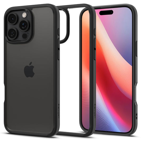 Étui pour Apple iPhone 16 Pro Max, Spigen, Ultra Hybrid, Noir Mat ACS07996