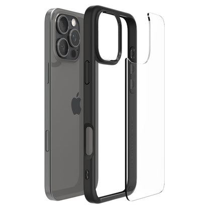 Étui pour Apple iPhone 16 Pro Max, Spigen, Ultra Hybrid, Noir Mat ACS07996