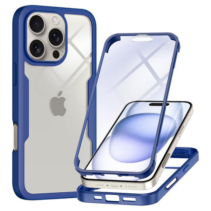 Coque pour Apple iPhone 16 Pro Max, Techsuit, ColorVerse 360, Bleue