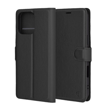 Étui pour Apple iPhone 16 Pro Max, Techsuit, Leather Folio, Noir