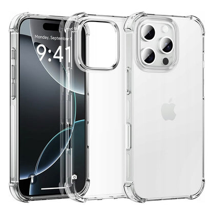 Coque pour Apple iPhone 16 Pro Max, Techsuit, Transparent Antichoc (Grand Trou pour Objectif), Transparente
