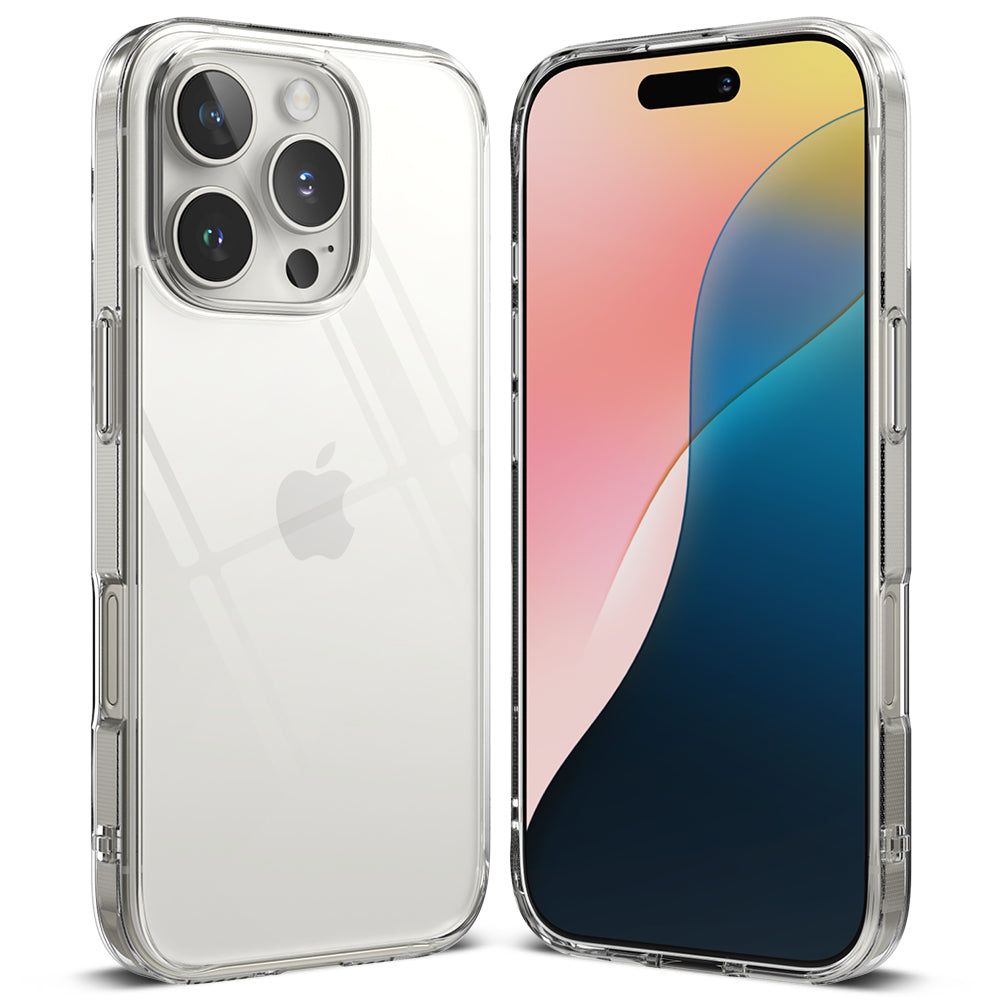 Coque pour Apple iPhone 16 Pro, Ringke, Fusion, Transparente