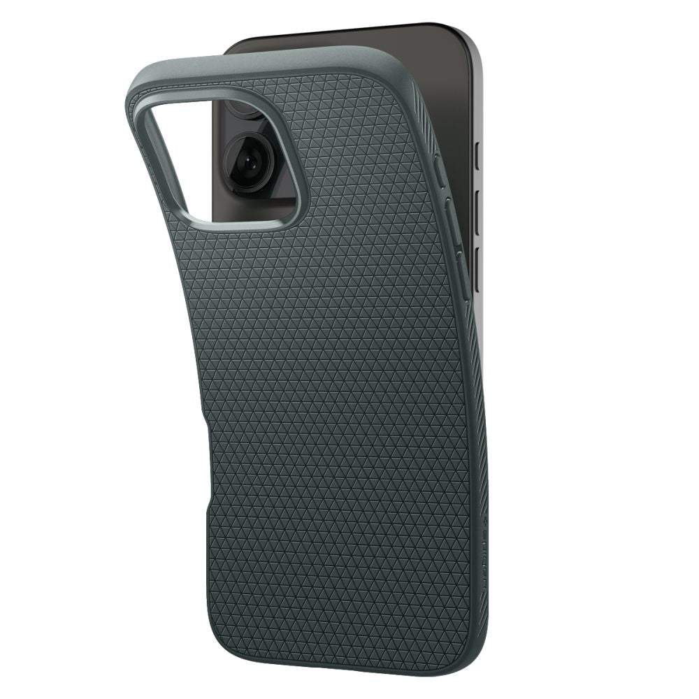 Husa pentru Apple iPhone 16 Pro, Spigen, Liquid Air, Verde ACS08119