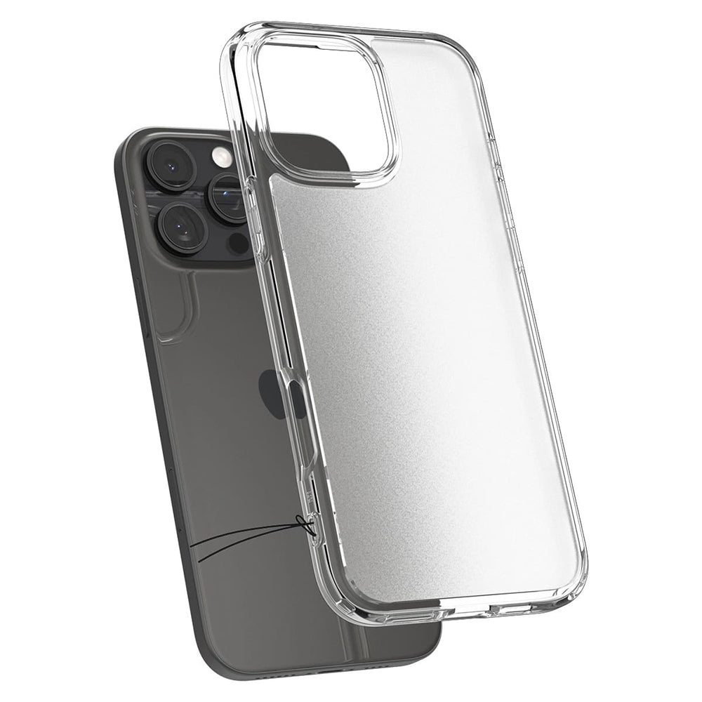 Housse pour Apple iPhone 16 Pro, Spigen, Ultra Hybrid, Transparence Satinée ACS08122