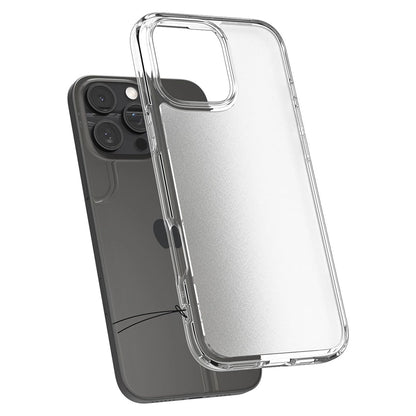Housse pour Apple iPhone 16 Pro, Spigen, Ultra Hybrid, Transparence Satinée ACS08122