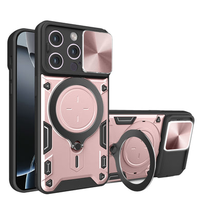 Coque pour Apple iPhone 16 Pro, Techsuit, CamGuard Pro, Rose Doré