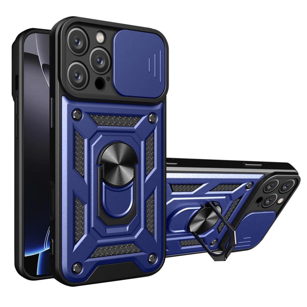 Coque pour Apple iPhone 16 Pro, Techsuit, CamShield, Bleue